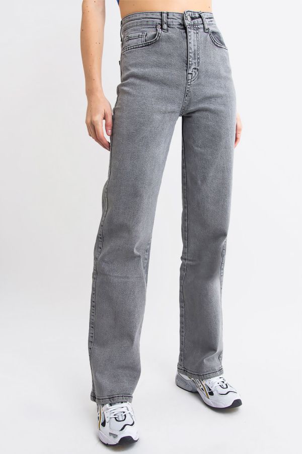 Högmidjade Vida Jeans - Rory Acid Grey