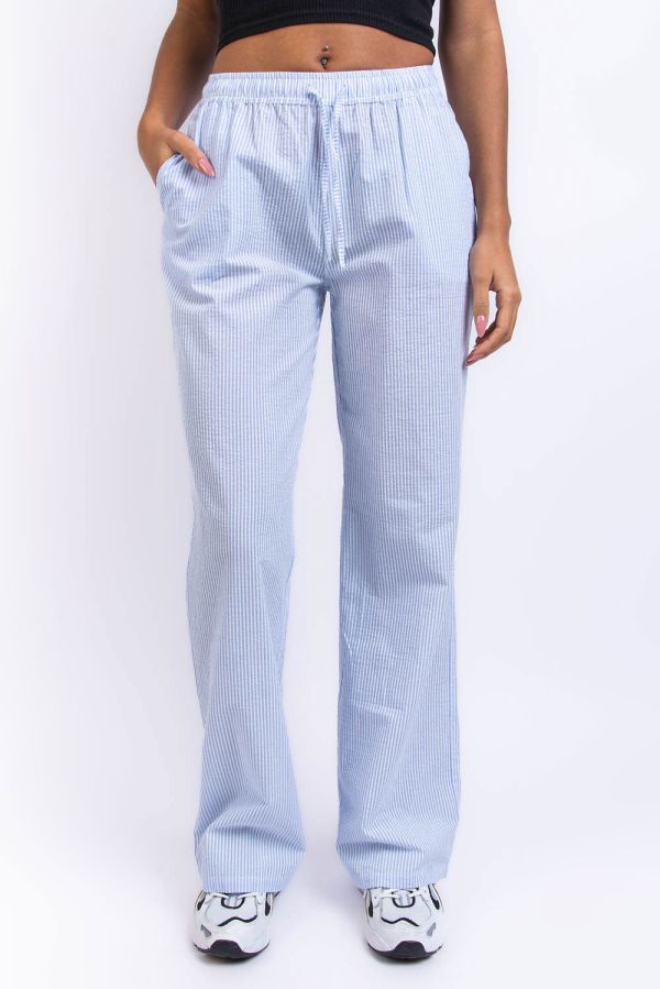 Pyjamasbyxor - Claudia Stripe Blue