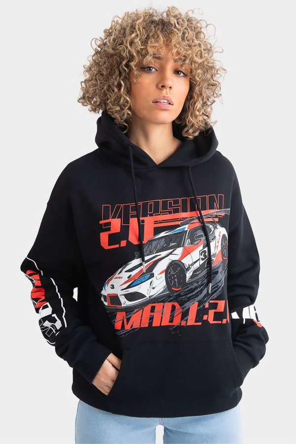 Hoodie - Racer Black