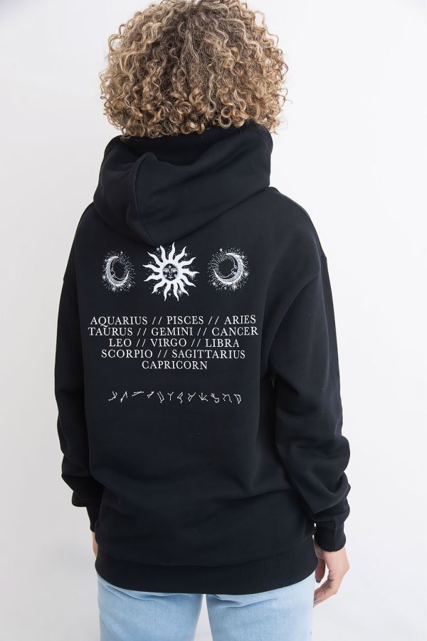 Hoodie - Astrology Black