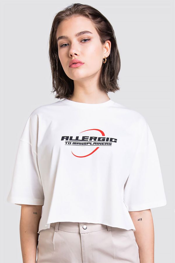 Allergic Cropped T-Shirt